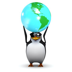 Think of the World says penguin