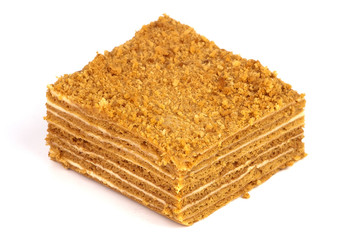 portion of honey cake