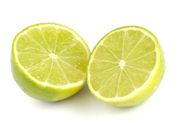 two parts of lime