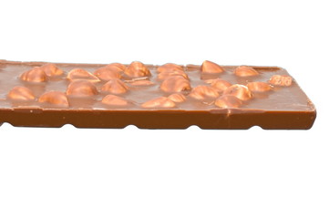 Seitenansicht Nußschokolade