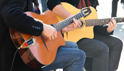 Fototapeta na wymiar chitarre