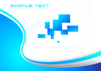 Obraz premium Hi-tech blue background