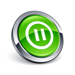 Obraz premium icône bouton internet pause