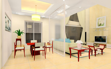 a kind of living room design