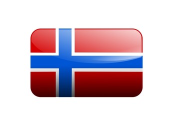 Web button with the flag of Norway