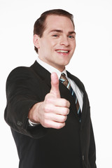 erfolgreich, daumen hoch, business