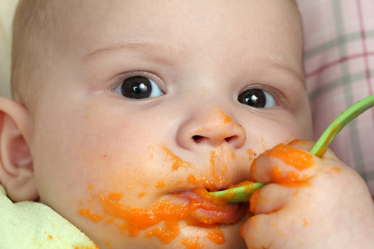 First time with a spoon