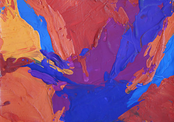 Abstract bright hand-painted background