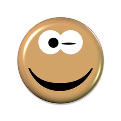 Emoticon  mit guter Laune