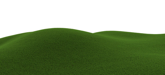 Green grassy hill