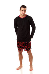 Fototapeta premium Man in Heart Boxers