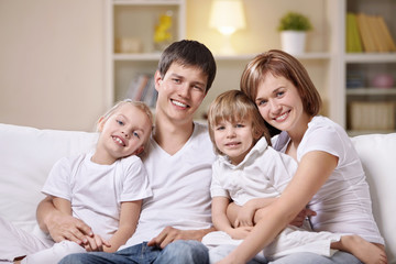 Obraz premium Family at home