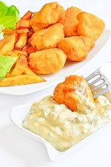 Homemade chicken nuggets