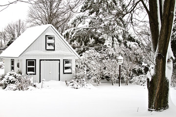 Garden House After Storm
