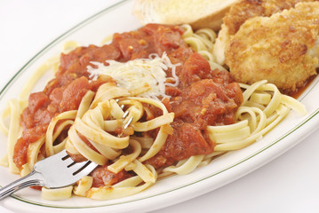 Parmesan Chicken Fettucini