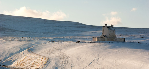 Corgarff Castle in Winter
