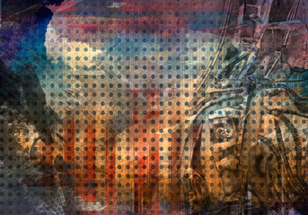 Abstract grunge colorful background