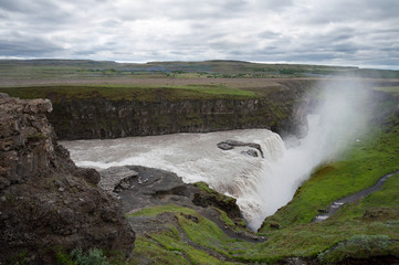 Gullfoss, Iceland's famous waterfall