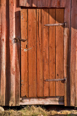 Old wooden door
