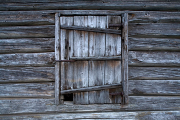 Old wooden door
