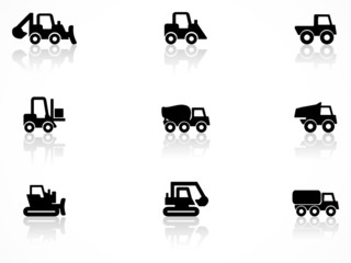 Construction machines symbols