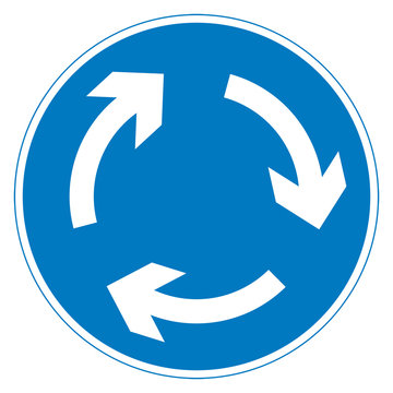 Roundabout Sign