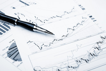 financial charts and graphs