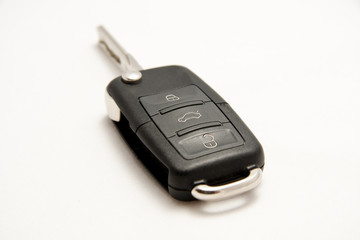 car key remote control with flip key in perspective