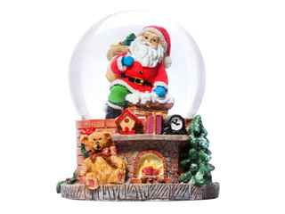 Christmas Souvenir isolated on a white background.