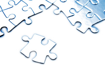 Obraz premium Jigsaw puzzle pieces