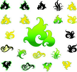 abstract design elements  eps 10