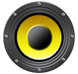 Yellow speaker