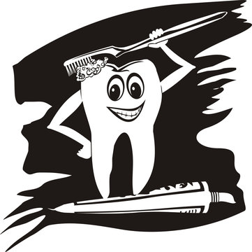 toothbrushing - clean the teeth
