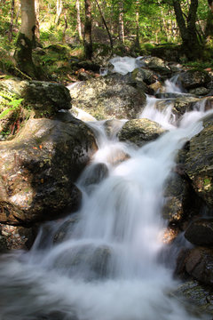 Slow shutter waterfall Scotland