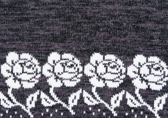 knitted gray background