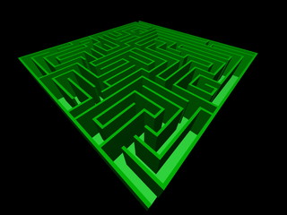 3d view of the maze