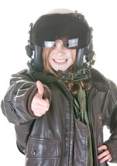 Girl who wants to be an aviator