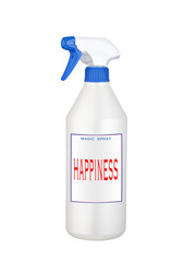 happiness magig spray on white