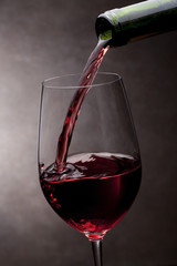 Fototapeta na wymiar Wino czerwone