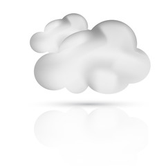 Symbole vectoriel météo nuage 01