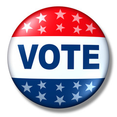 patriotic vote button badge election politics symbol