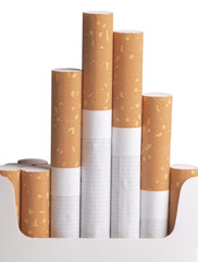 Packet and cigarettes