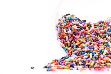 Colorful Cake Sprinkles with Custom Space