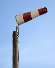 windsock on the beach