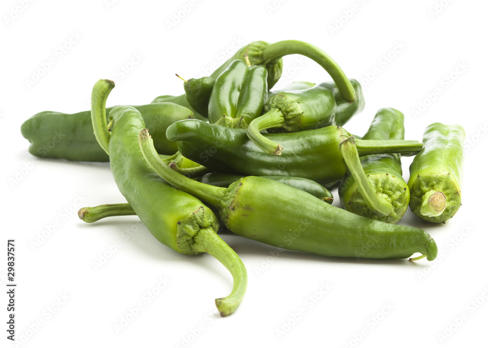 Poster green peppers