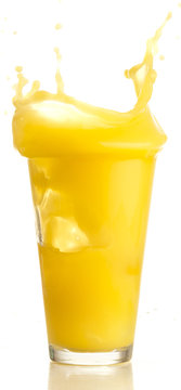 orange juice splash