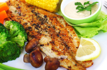 Tasty fish fillet