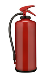 Fototapeta premium Fire Extinguisher On White Background
