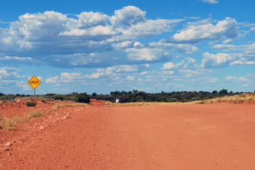 Australian desert track