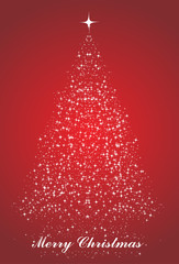 Abstract christmas tree